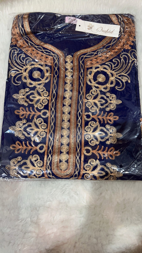 پیراهن زنانه گلدوزی نخی