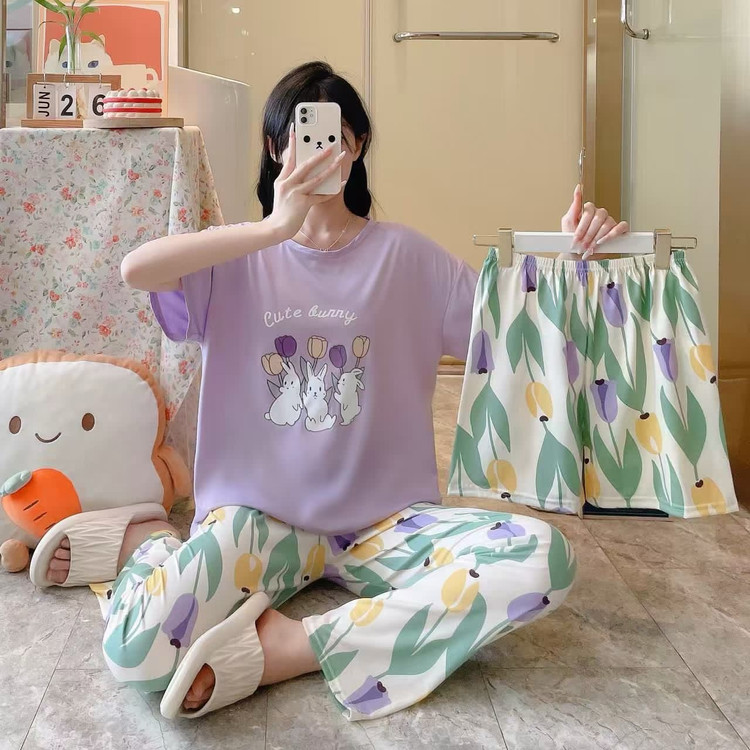 تیشرت بنفش خرگوشی